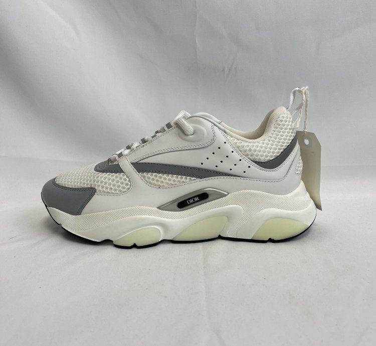 Christian Dior - B22 Sneaker In White Technical Mesh - White
