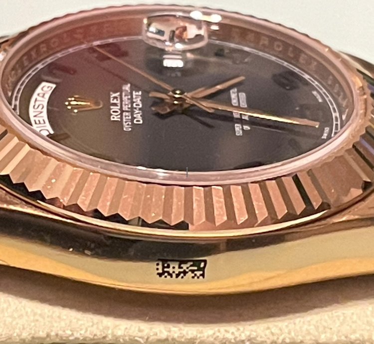 Rolex Day-date Ii Unworn Full Set Manufacturer Glued Lc0100 Sales Invoice