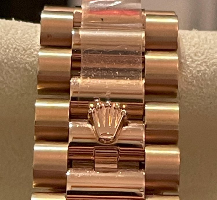 Rolex Day-date Ii Unworn Full Set Manufacturer Glued Lc0100 Sales Invoice