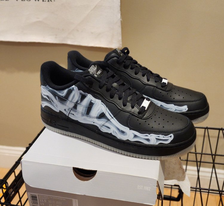 Nike Air Force 1 07 Skeleton Qs Deadstock