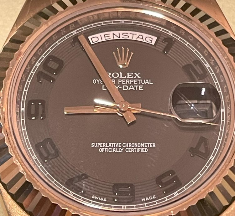 Rolex Day-date Ii Unworn Full Set Manufacturer Glued Lc0100 Sales Invoice