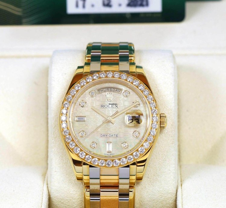 Rolex Day-date New 2021 Rolex Day-date President 18948 Masterpiece Diamond Jubilee Mop Tridorday-date