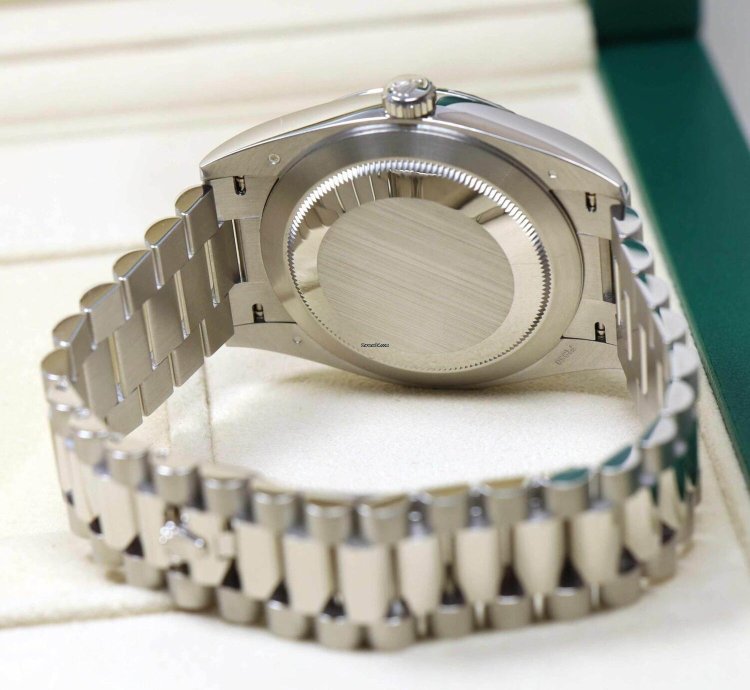 Rolex Day-date New 2023 Rolex Day-date President 228236 Platinum Ice Blue Baguette Diamond Dialday-date
