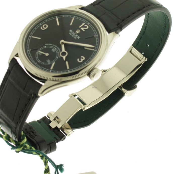 Rolex 1908 White Gold 18kt Black Dial