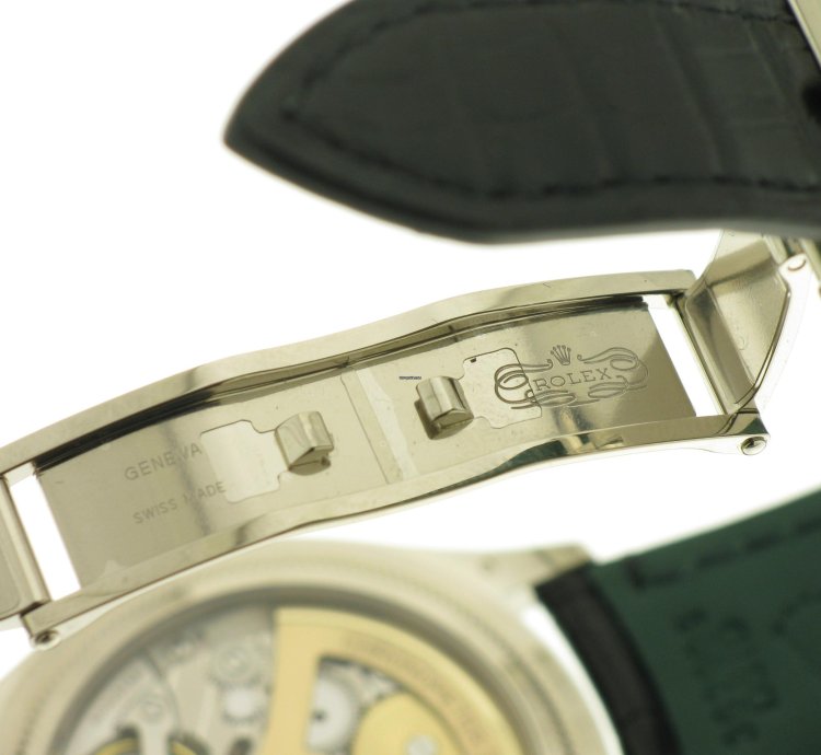 Rolex 1908 White Gold 18kt Black Dial