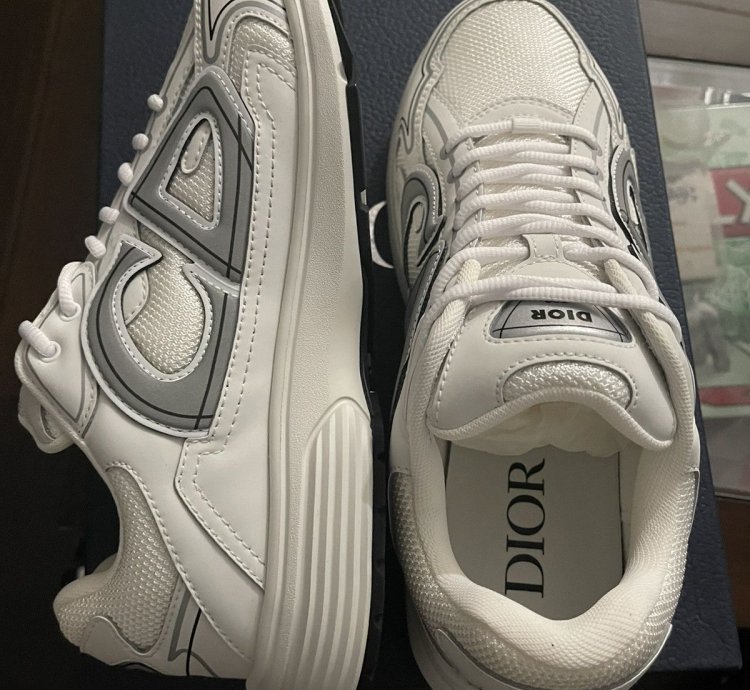 Christian Dior B30 White Grey Trainers Sneakers B22 B23