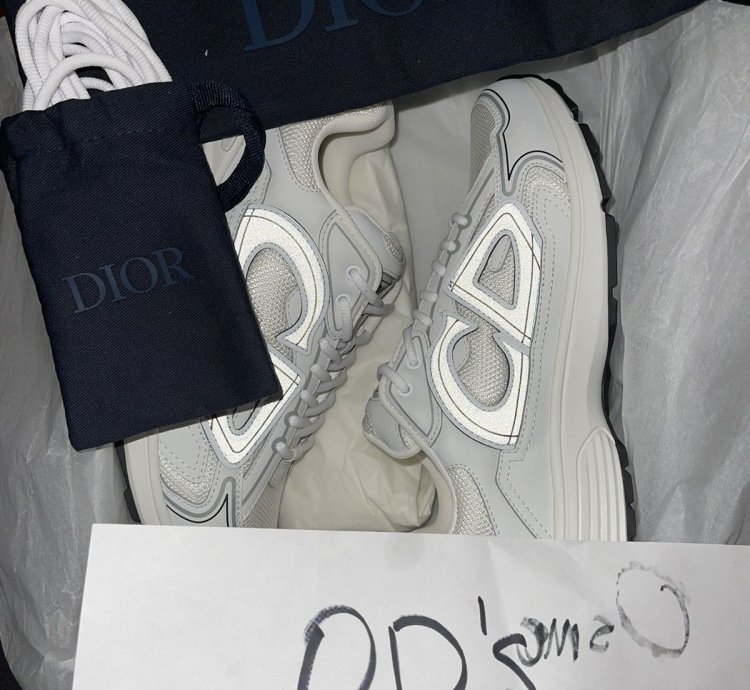 Christian Dior B30 White Grey Trainers Sneakers B22 B23
