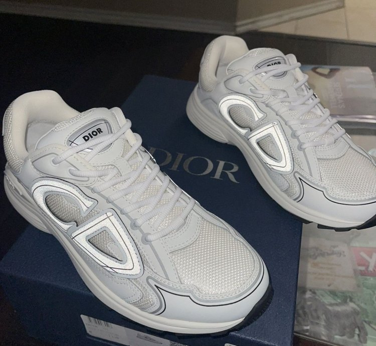 Christian Dior B30 White Grey Trainers Sneakers B22 B23