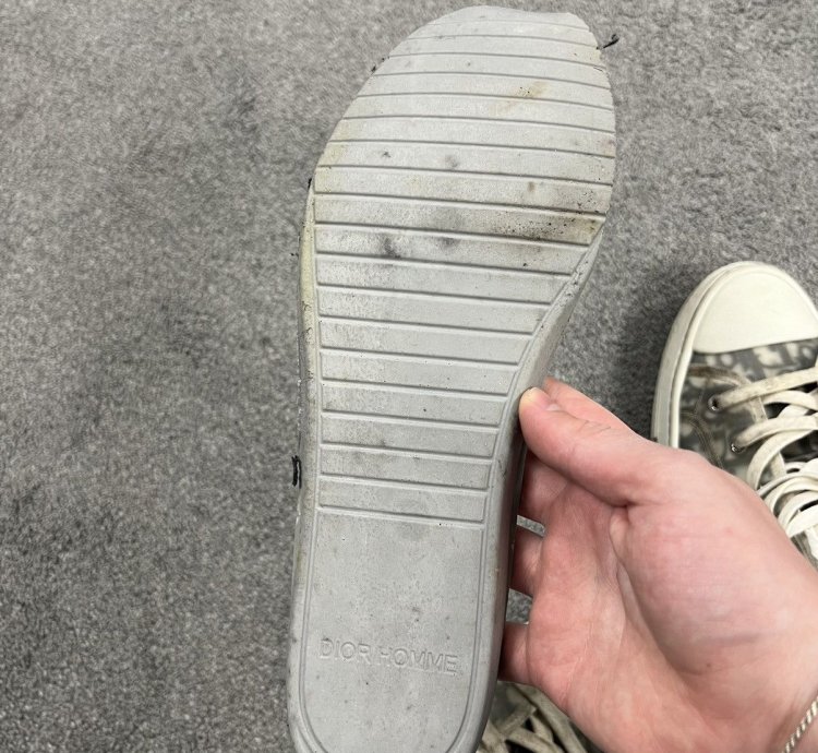 Christian Dior Cd Oblique High Tops B23 Sneakers Used 46