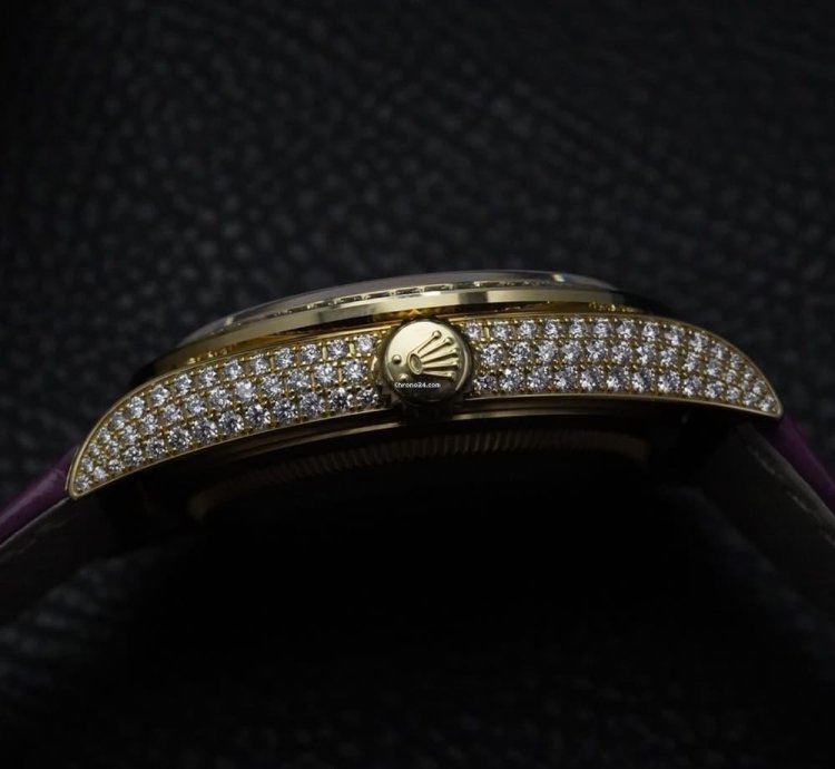 Rolex Day-date With Diamonds 128458tbr-0002