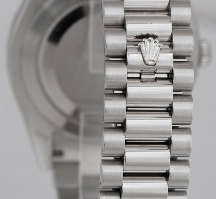 Rolex 2021 New Papers Unpol Rolex Day-date Presidential 36mm 950 Platinum 218206 Box