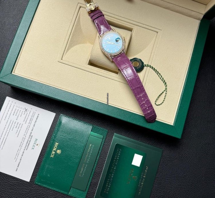 Rolex Day-date With Diamonds 128458tbr-0002