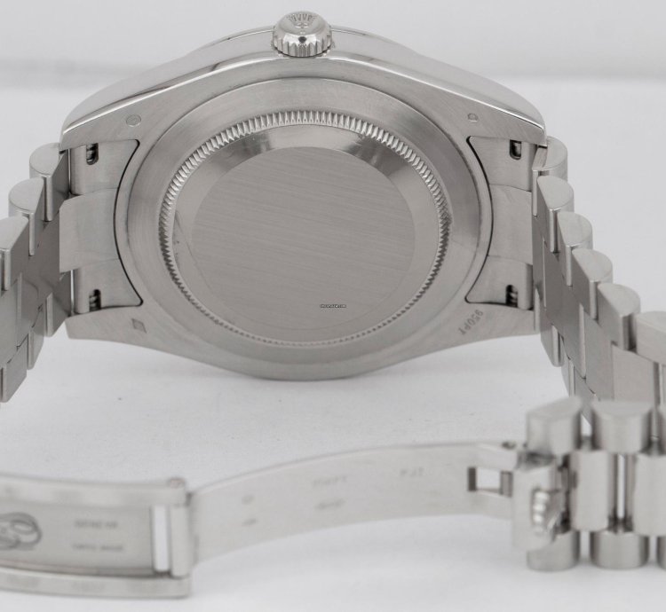 Rolex 2021 New Papers Unpol Rolex Day-date Presidential 36mm 950 Platinum 218206 Box
