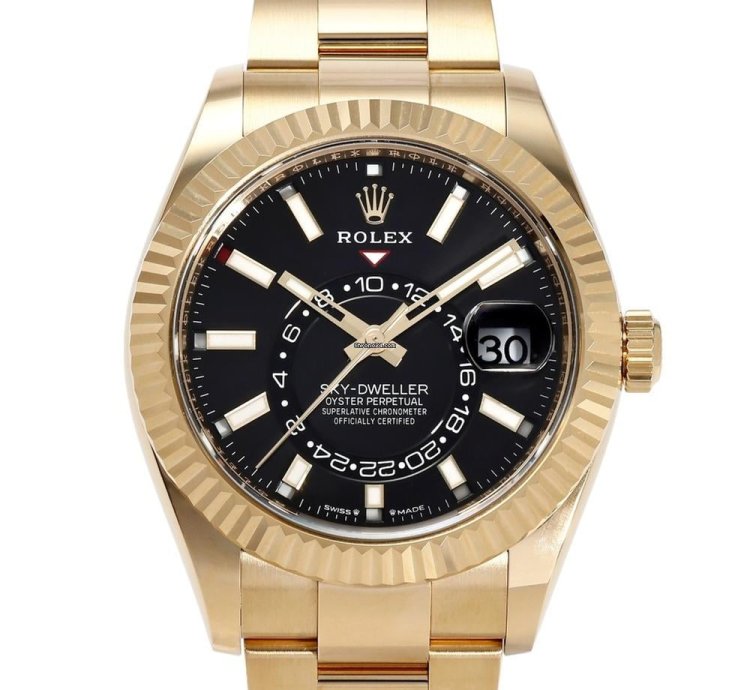 Rolex 336938 Automatic Yellow Gold Like New Unworn