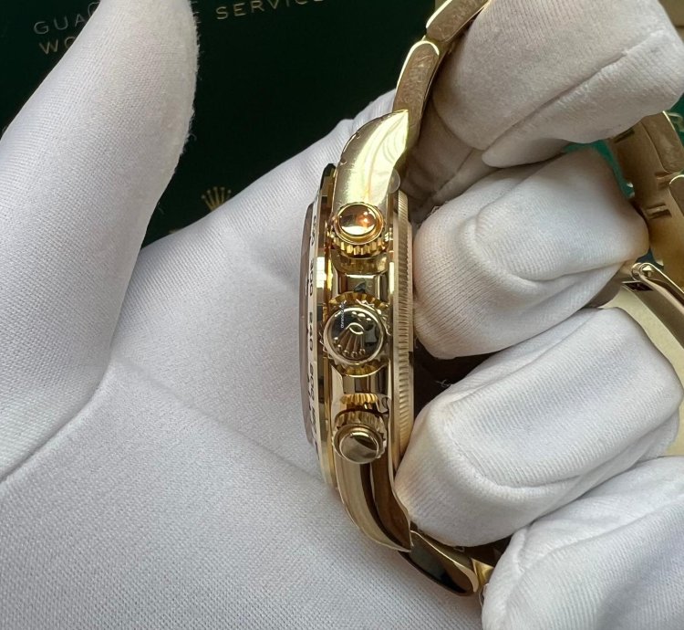 Rolex Daytona 2025 New Cosmograph Daytona Yellow Gold Black Diamond