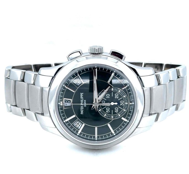 Patek Philippe Annual Calendar Chronograph Complications 42mm Automatic Green Dial Men Watch 5905 1a-001