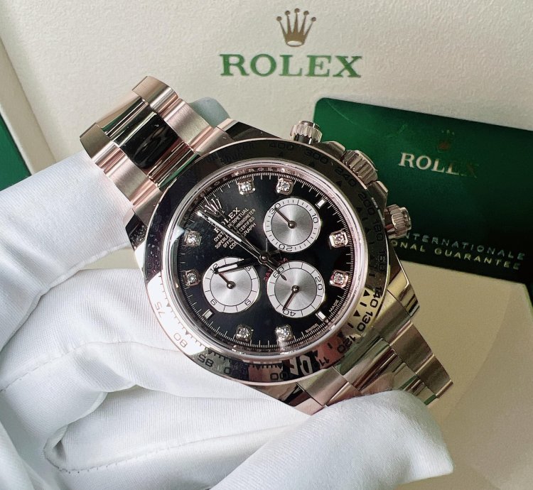 Rolex Daytona 2025 New Daytona Everose Gold Black Diamond