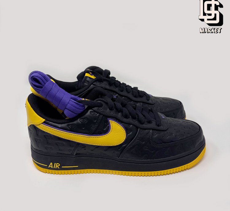 Nike Air Force 1 Low Kobe Bryant Lakers Away 8000 Pairs Only
