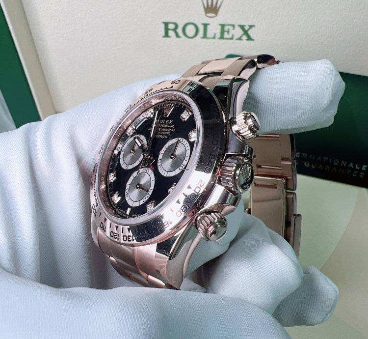 Rolex Daytona 2025 New Daytona Everose Gold Black Diamond