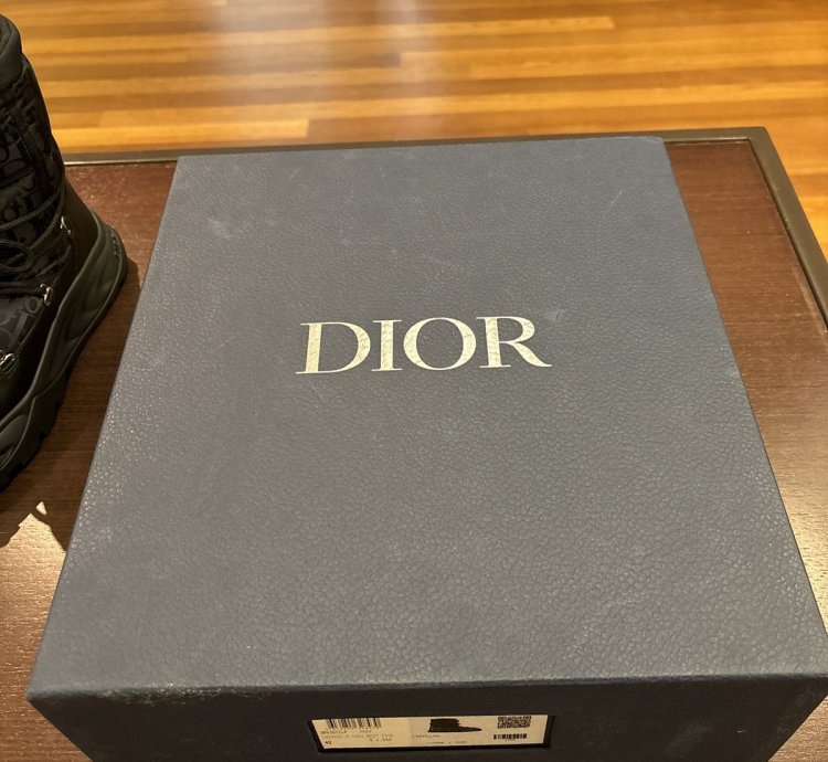 Christian Dior Nylon Oblique Snow Boot