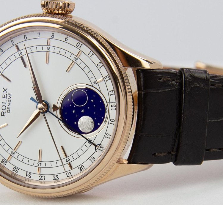 Rolex Cellini Moonphase 18kt Rose Gold 50535