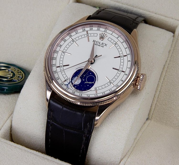 Rolex Cellini Moonphase 18kt Rose Gold 50535