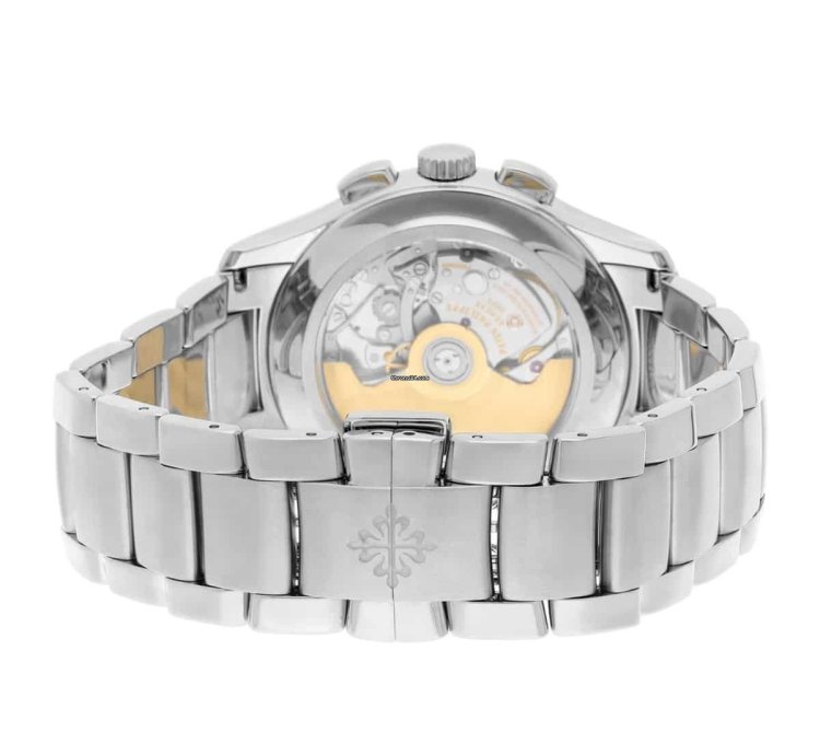 Patek Philippe Annual Calendar Chronograph Complications 5905 1a-001 Stainless Steel Watch Green Dial 2021