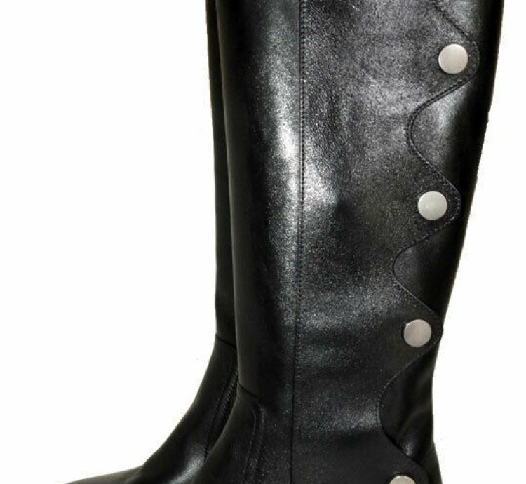 Christian Dior Runway Diorodeo Riding Boots Black Leather