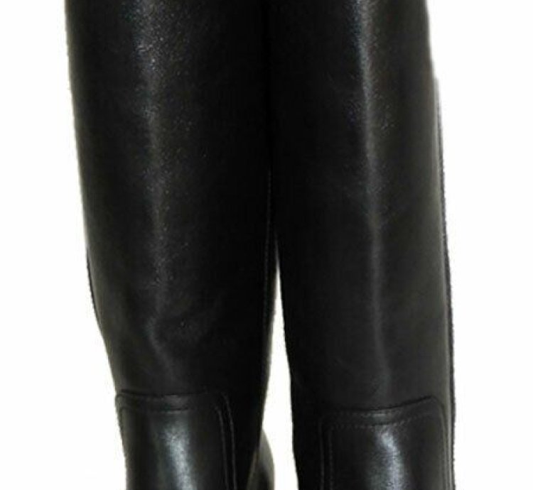 Christian Dior Runway Diorodeo Riding Boots Black Leather