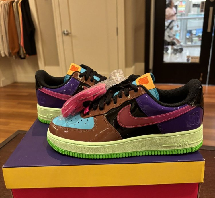 Nike Air Force 1 Low Sp Undefeated Multi Patent Pink Prime