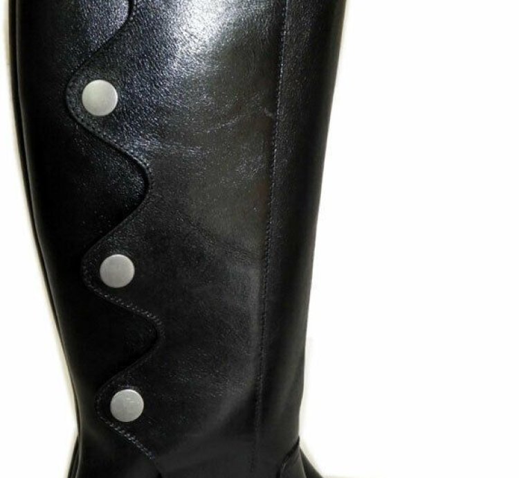 Christian Dior Runway Diorodeo Riding Boots Black Leather