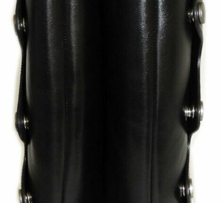 Christian Dior Runway Diorodeo Riding Boots Black Leather