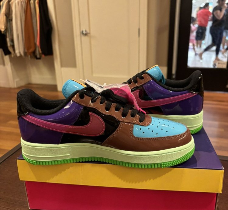 Nike Air Force 1 Low Sp Undefeated Multi Patent Pink Prime