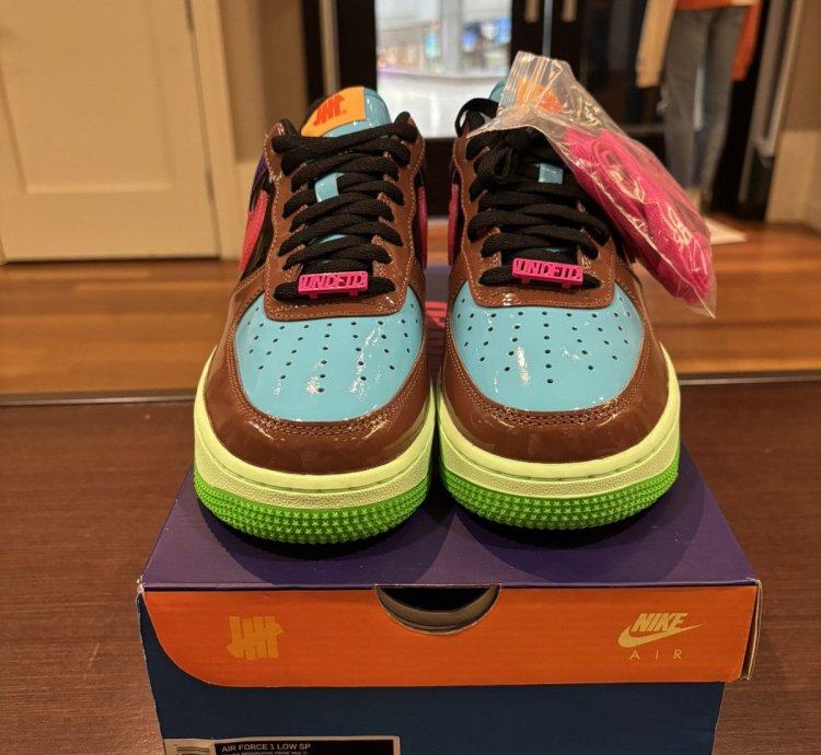 Nike Air Force 1 Low Sp Undefeated Multi Patent Pink Prime