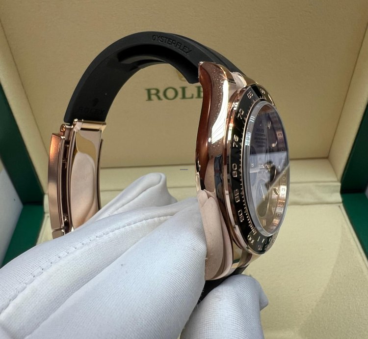 Rolex Daytona 2025 New Daytona Everose Gold Sundust Oysterflex