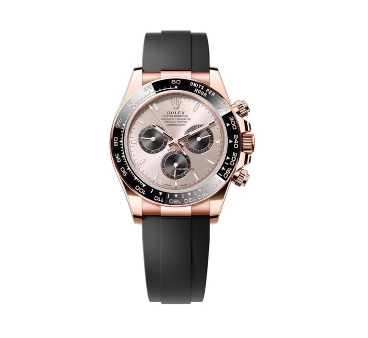 Rolex Daytona 2025 New Daytona Everose Gold Sundust Oysterflex