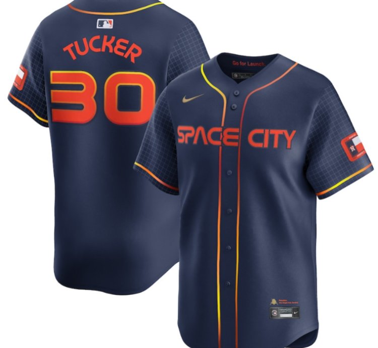 Kyle Tucker 30 Houston Astros City Connect Limited Men Jersey - Navy