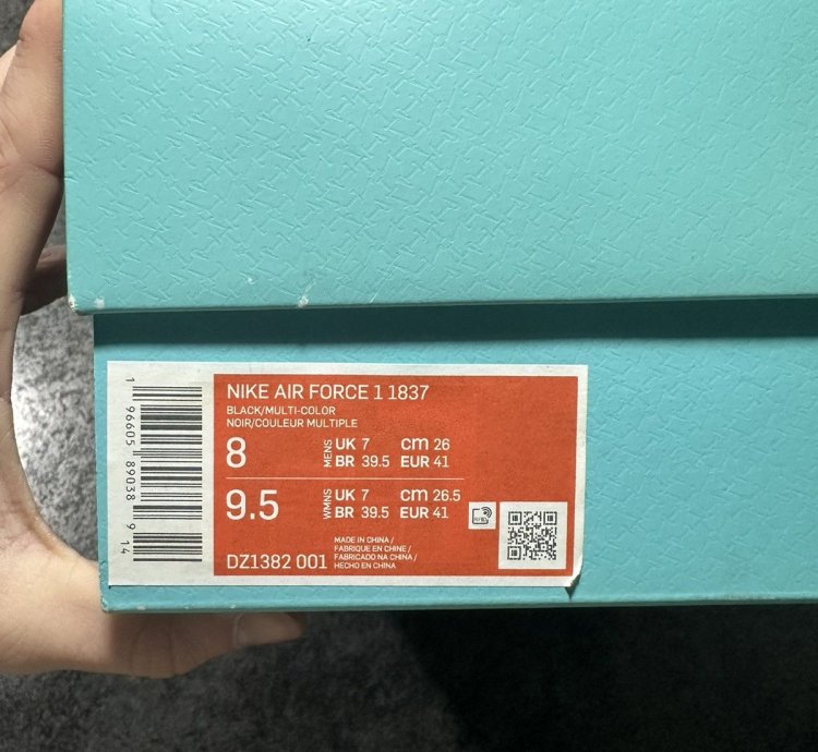 Nike Air Force 1 Low Tiffany Co 1837 Size 8