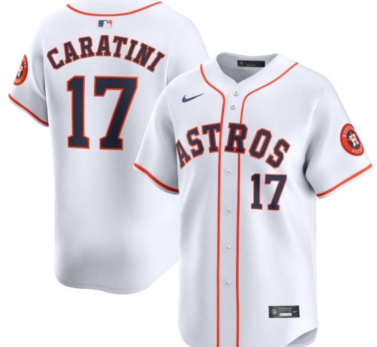 Victor Caratini 17 Houston Astros Home Limited Men Jersey - White