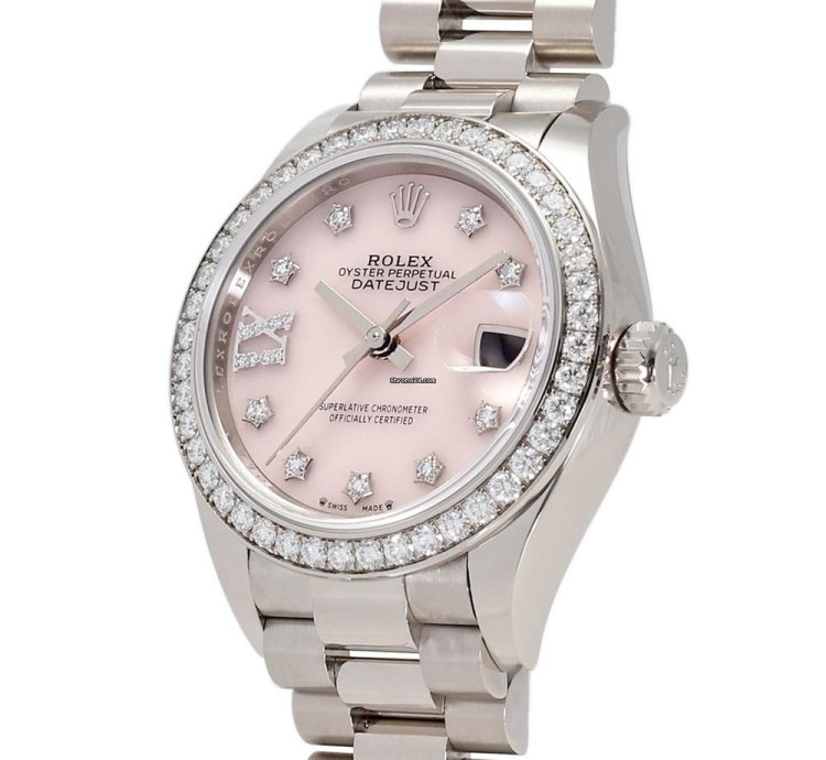 Rolex Datejust 279139rbr Automatic White Gold New