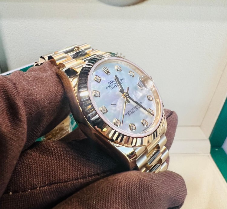 Rolex Datejust 31 2024 New Datejust 31 Yellow Gold Mother Of Pearl Diamond