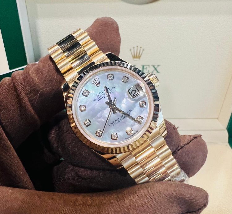 Rolex Datejust 31 2024 New Datejust 31 Yellow Gold Mother Of Pearl Diamond