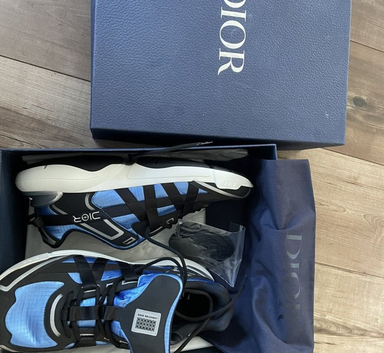Christian Dior Sorayama B24 Runtek Blue Sneakers