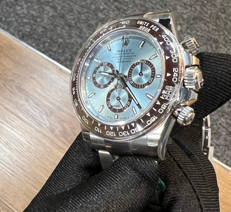 Rolex Daytona 2025 New Daytona Platinum Ice Blue Dial
