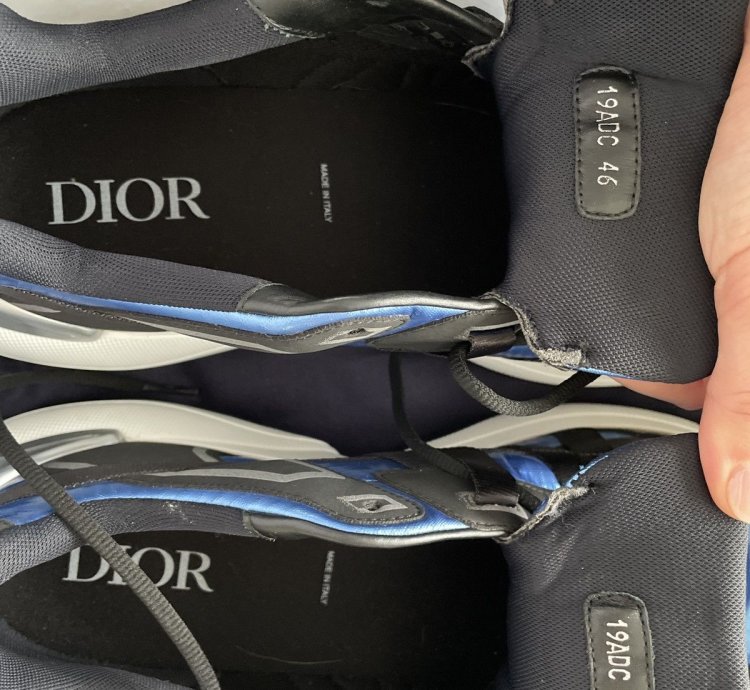 Christian Dior Sorayama B24 Runtek Blue Sneakers