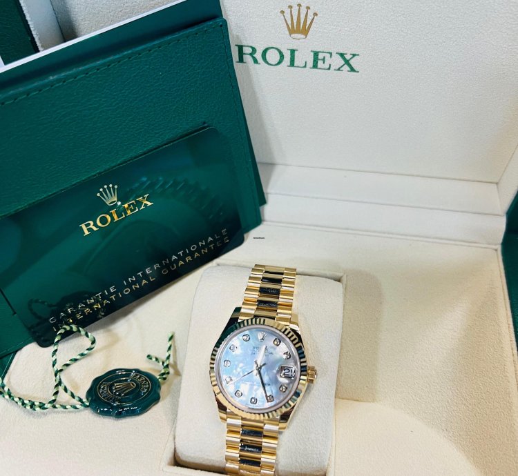 Rolex Datejust 31 2024 New Datejust 31 Yellow Gold Mother Of Pearl Diamond