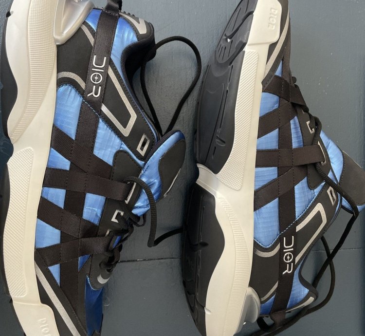 Christian Dior Sorayama B24 Runtek Blue Sneakers
