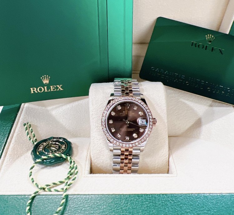Rolex Datejust 31 2025 New Datejust 31 Everose Gold Chocolate Diamond Jubilee