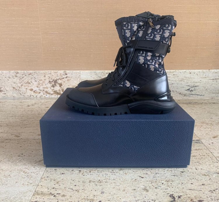 Combat High Boots In Black