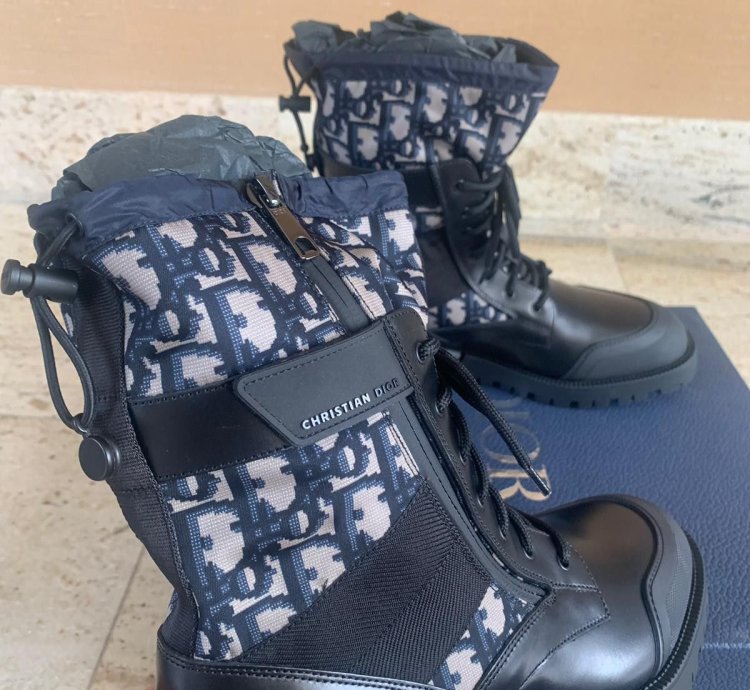 Combat High Boots In Black